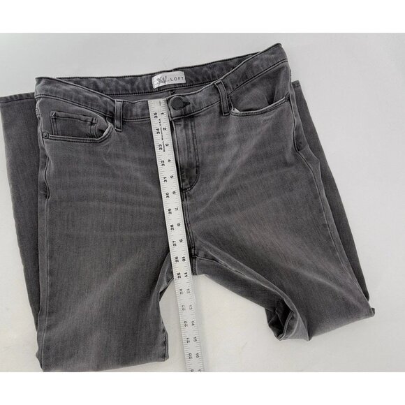 Ann Taylor‎ Loft Women’s Gray Stretch Leggings Jeans Size 31/12 Comfort Normcore - Picture 8 of 9